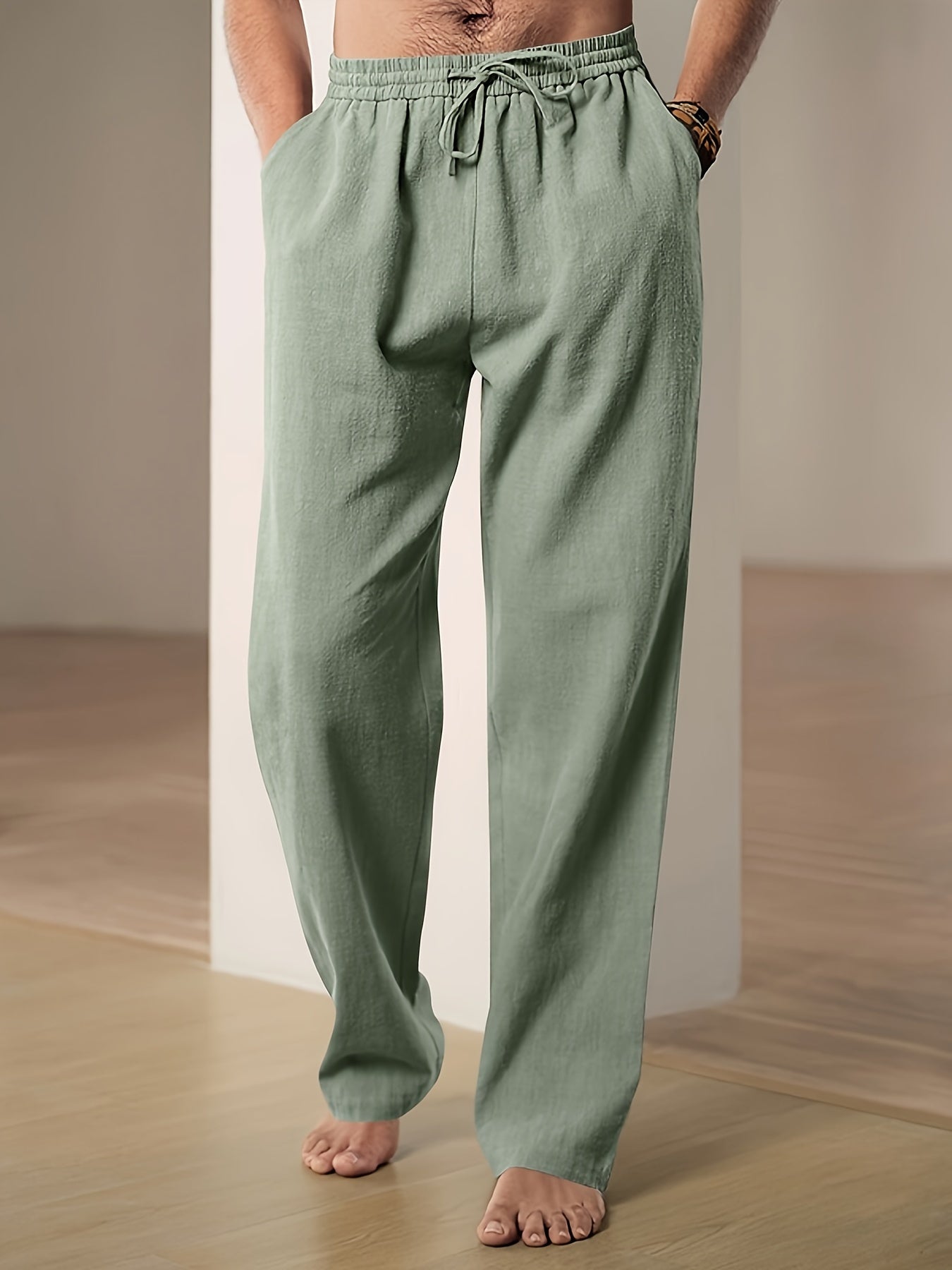 Casual linen pants for men