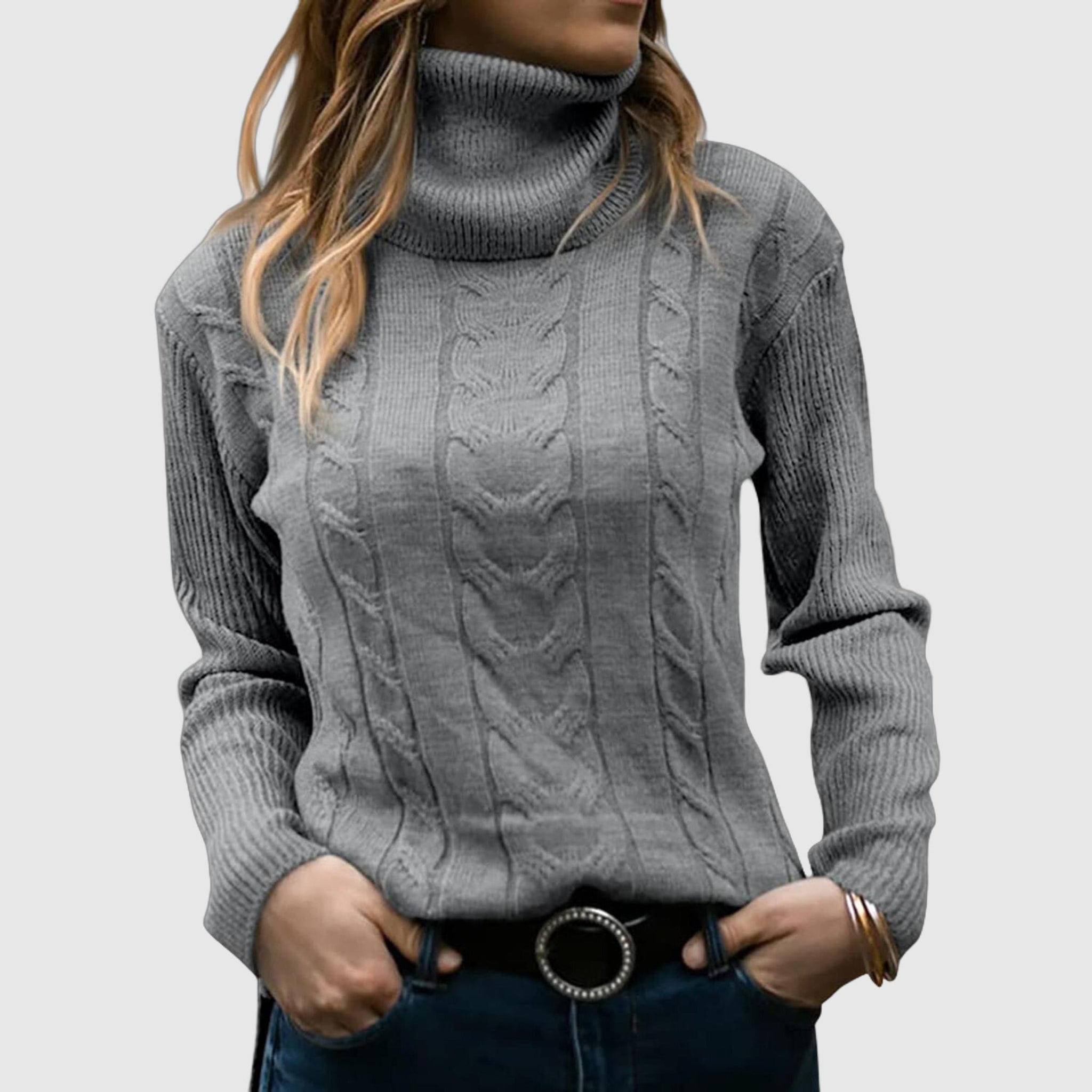 Women's autumn/winter loose turtleneck sweater