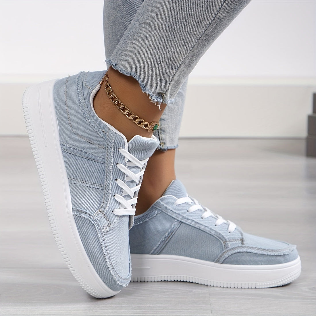 Clara - blue casual sneakers