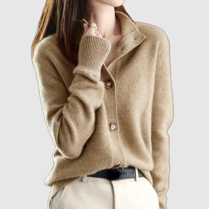 Women's Knitted Sweater - Soft Touch - Lightweight Breathable Fabric - Classic Fit Casual Wear