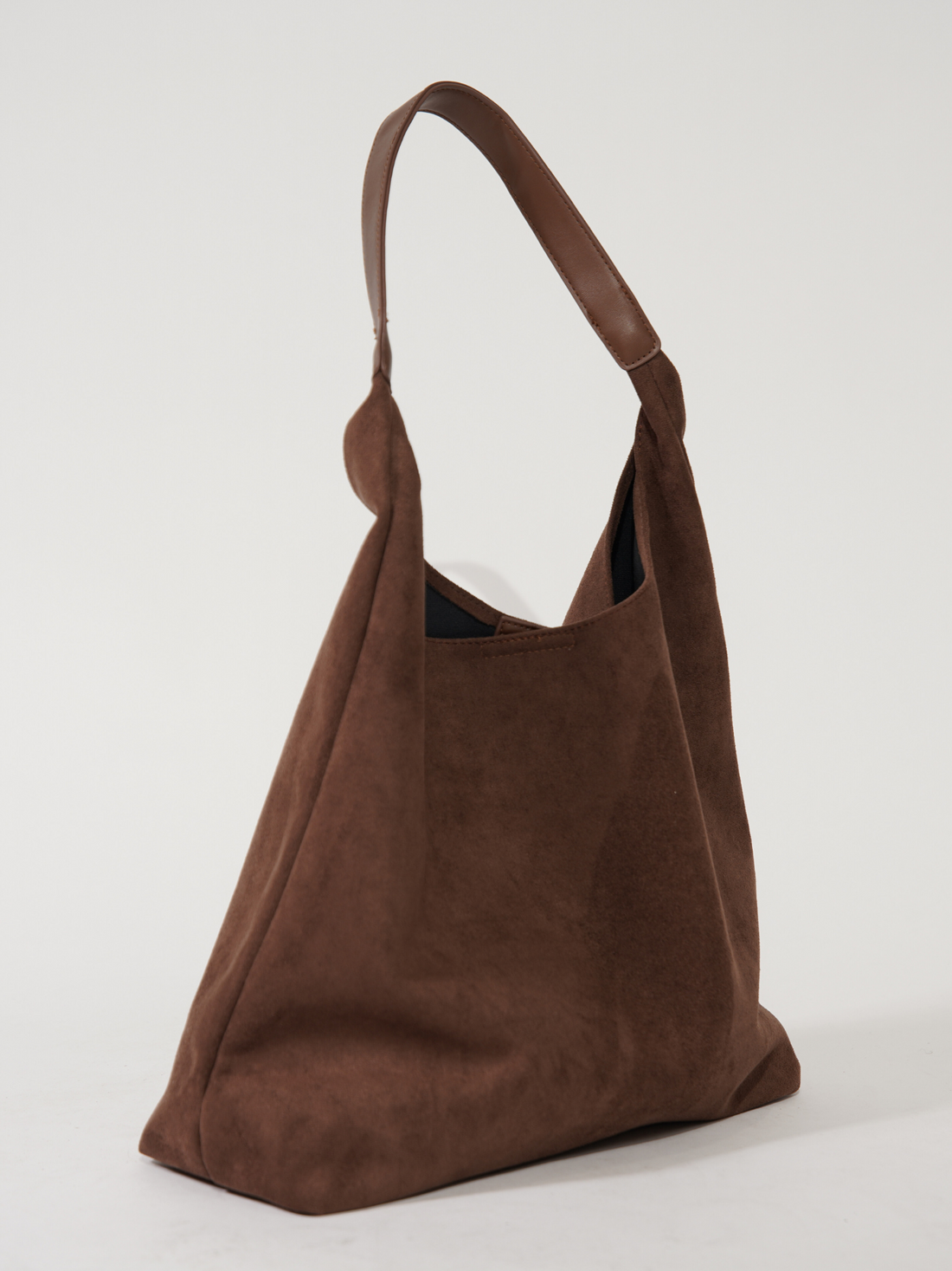 Elise | Suede Tote Bag with Slouchy Shoulder Strap