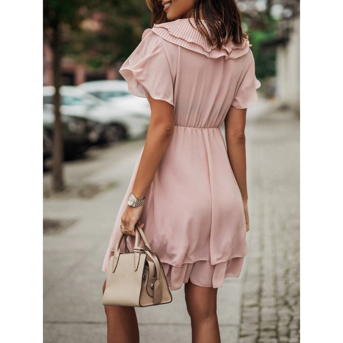 Charlotte -  Dress with Ruffles