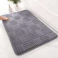 Plush Microfiber Tufted Bath Mat