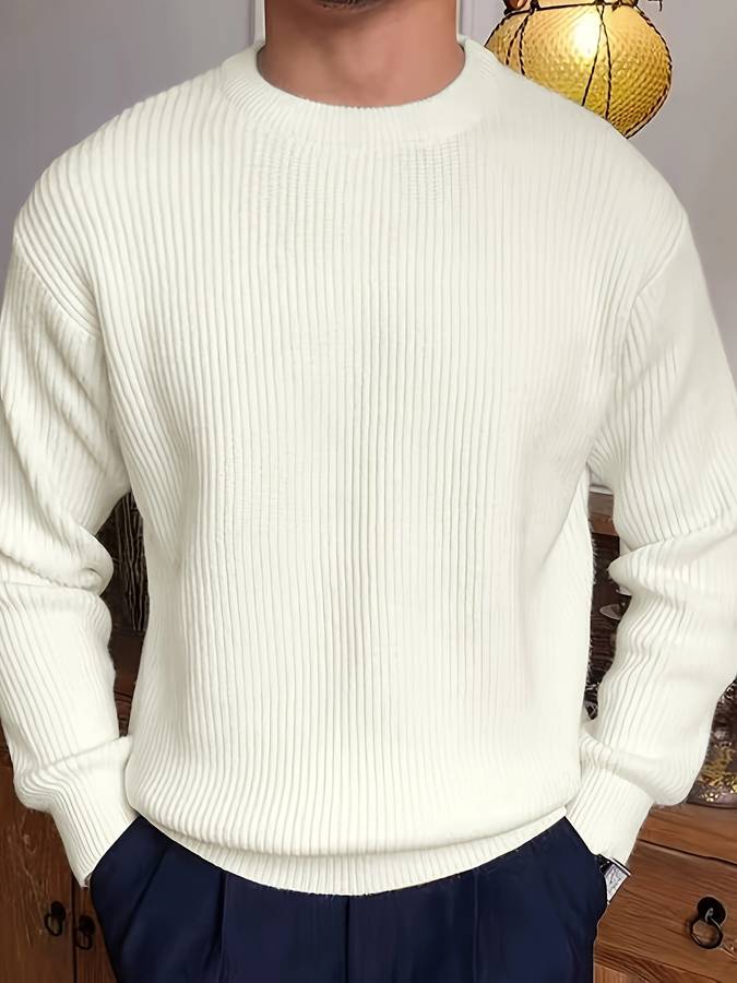 Men's crew neck sweater