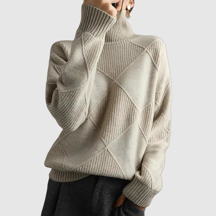 Devi - Fashionable Turtleneck Sweater