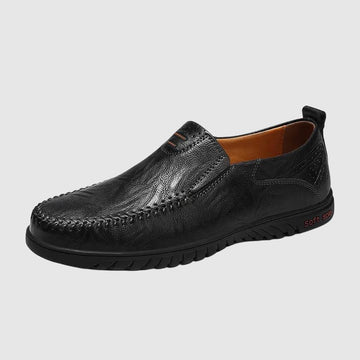 Men's casual leather loafers for comfortable walking