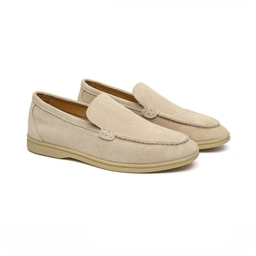 Men's comfortable slip-on loafers with rubber sole