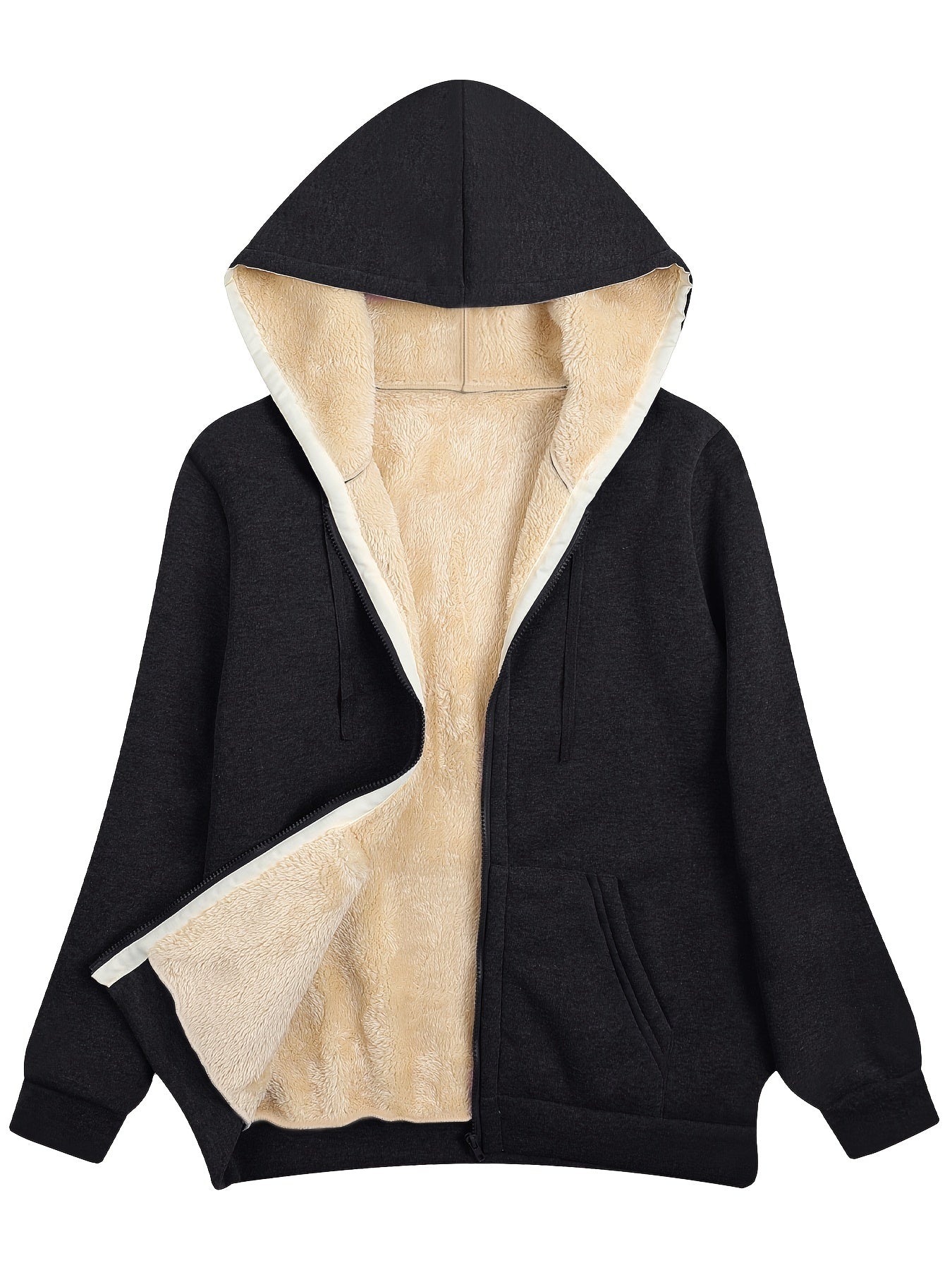 Women's full-zip hooded jacket