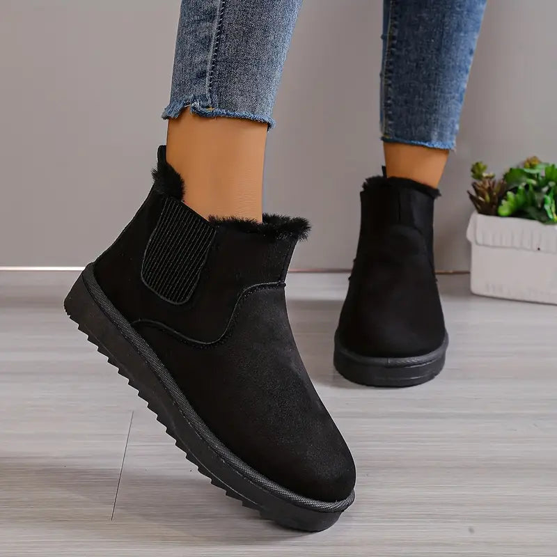 Women's casual slip-on boots