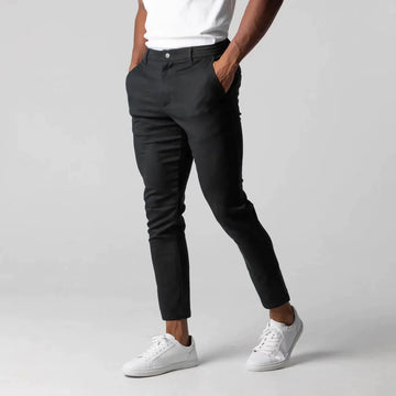 Men’s Chinos - Slim Fit - Ankle Length - Comfortable Soft Fabric - Breathable Casual Wear