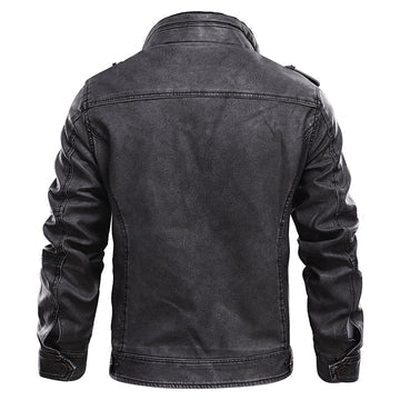 Men's rugged leather jacket for bold style