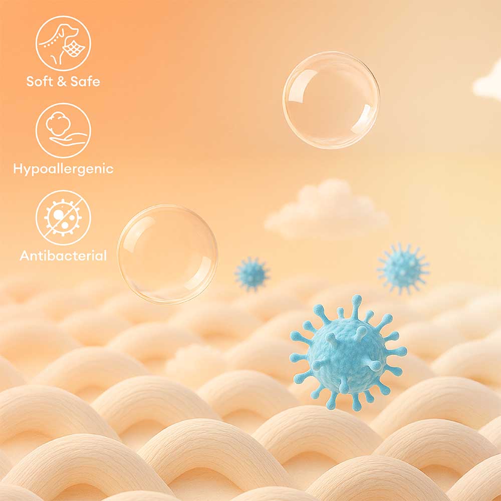 Ribbed Bolstered Pet Bed