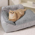 Ribbed Bolstered Pet Bed