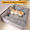 Ribbed Bolstered Pet Bed