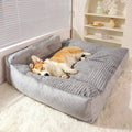 Ribbed Bolstered Pet Bed