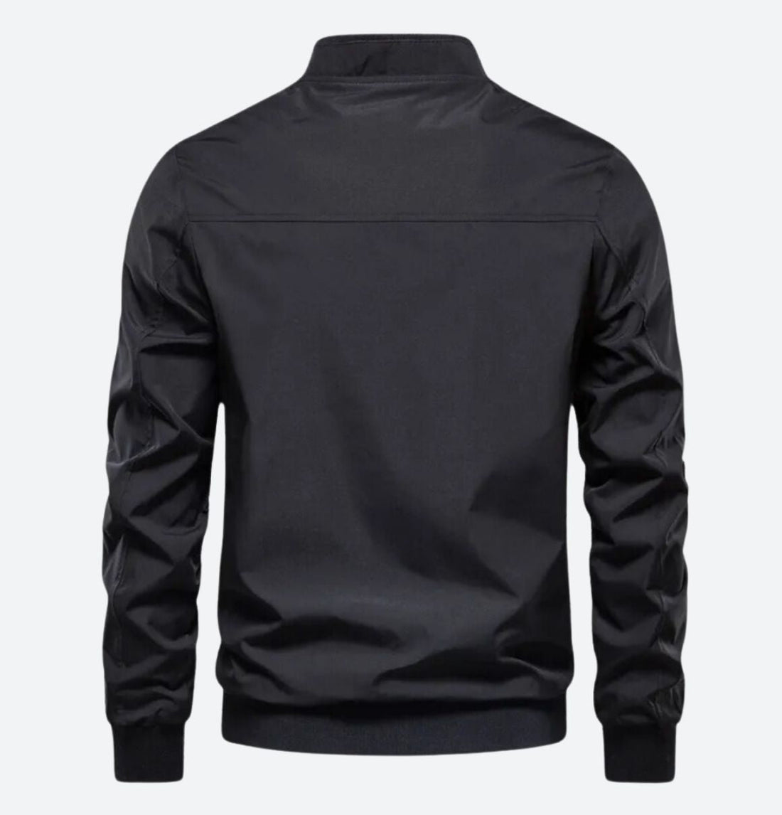 Lightweight Windbreaker with High Collar | Breathable and Water-Resistant Design