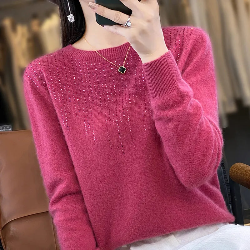 Women's embellished sweater