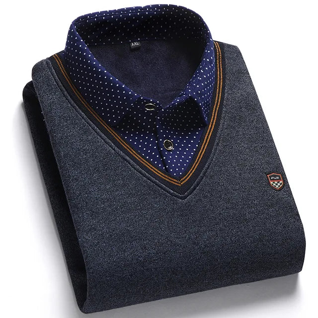 Norbert - Shirt Collar Sweater