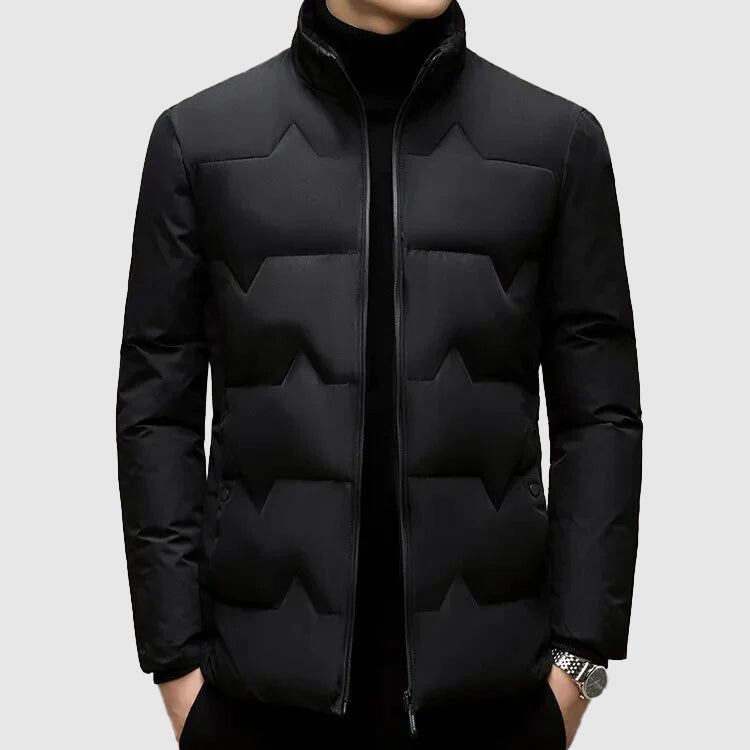 Men's autumn winter cotton-padded business jacket warm coat