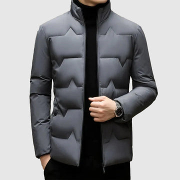 Men's autumn winter cotton-padded business jacket warm coat