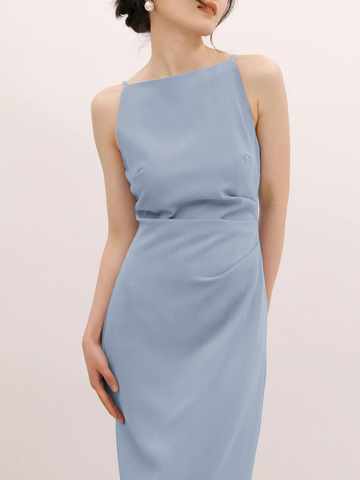 Sheay - sea boat neck midi dress