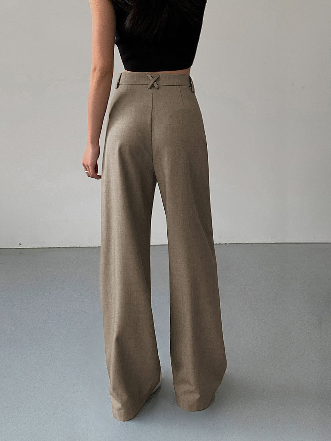 Divine - pleat wide leg pants