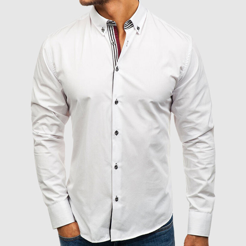 Men’s long-sleeved formal business shirts