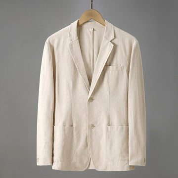 Men's blazer with patch pockets