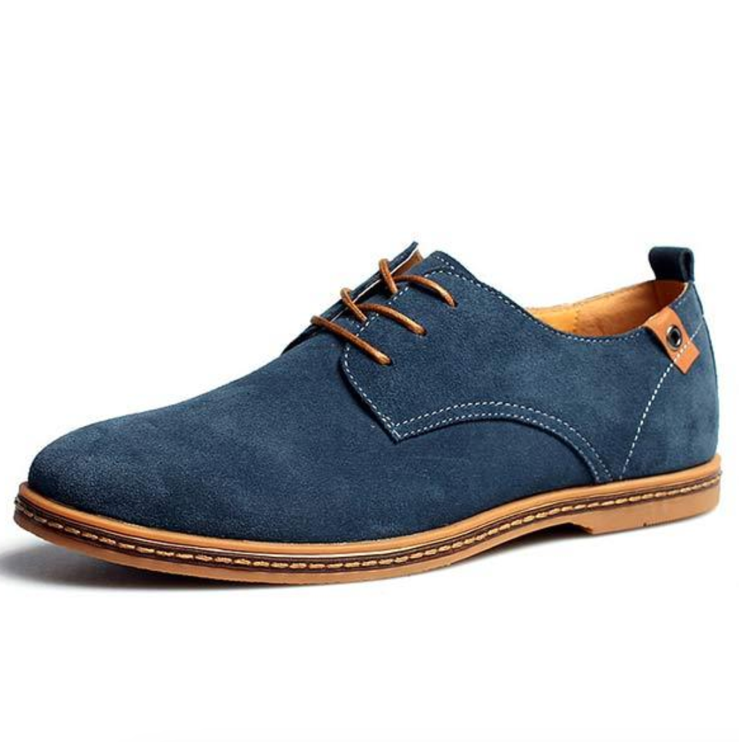 Stylish men’s leisure casual shoes with pointed toe and flat heel