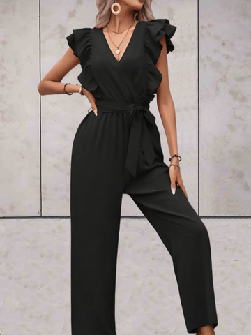 Nellie - Ruffled Sleeves Jumpsuit