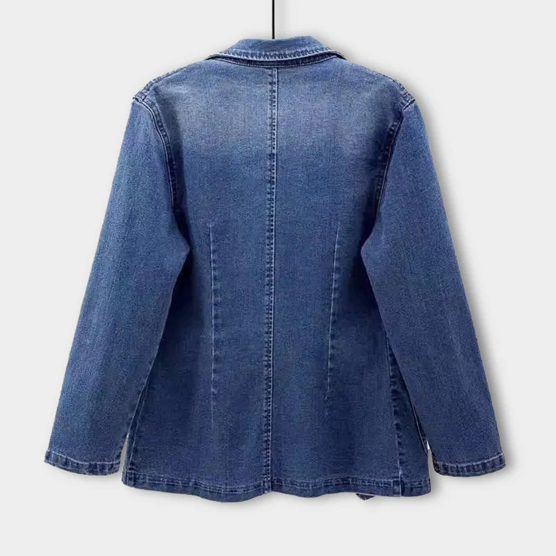 Women's denim blazer for casual chic