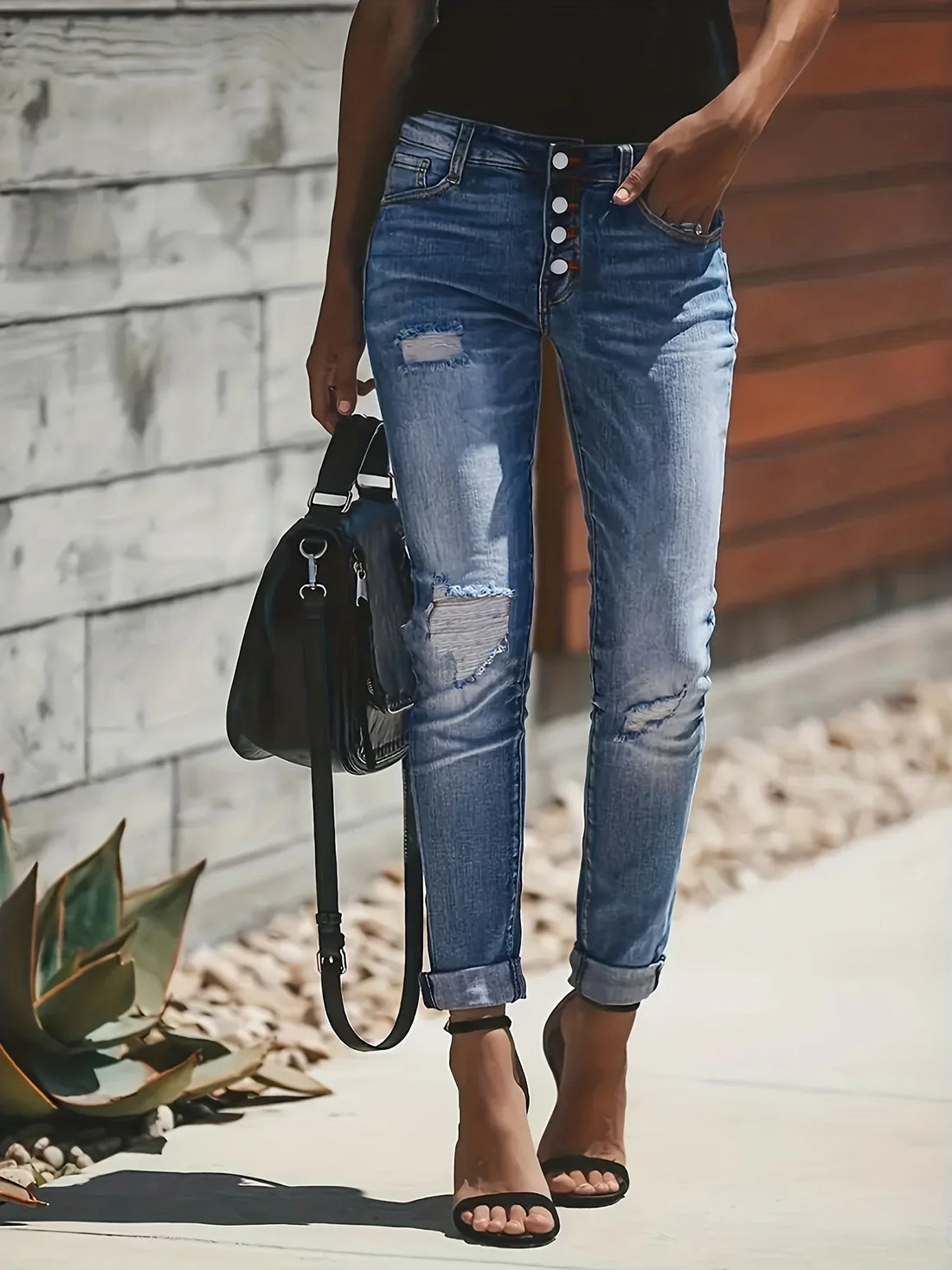 Angela - Casual Denim Jeans