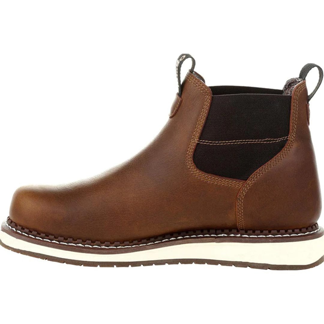 Men's elastic ankle boots roman style for autumn and winter wear