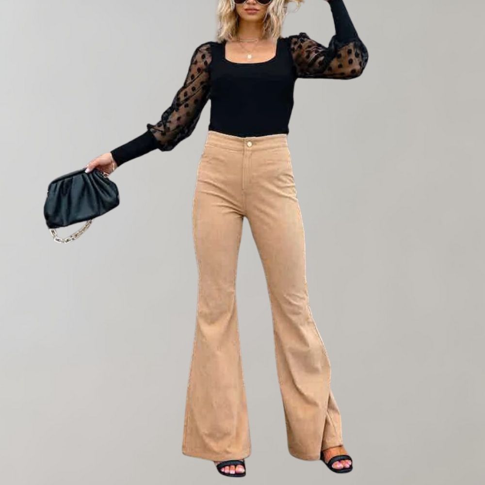 Noemi - Corduroy Flared Pants