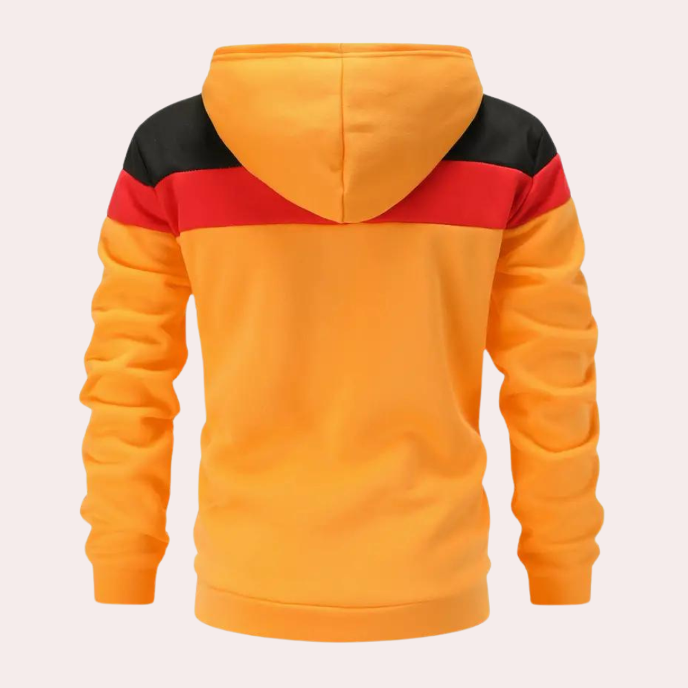 Men's zipper hoodie sweatshirt