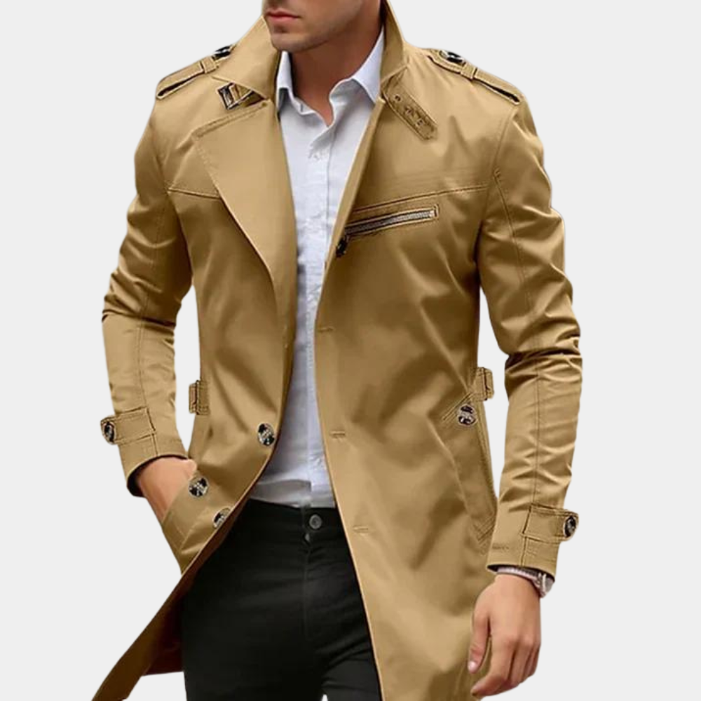 Men's casual stylish trench coat