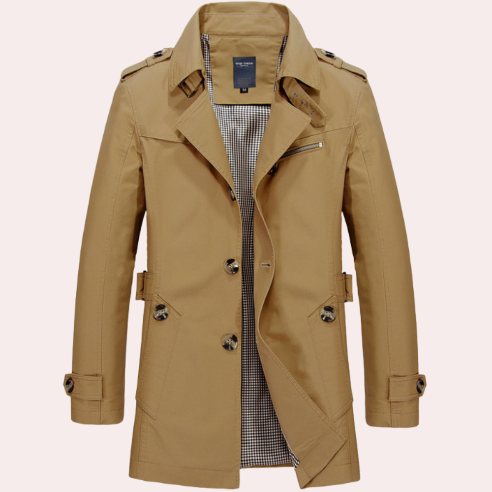 Men's casual stylish trench coat