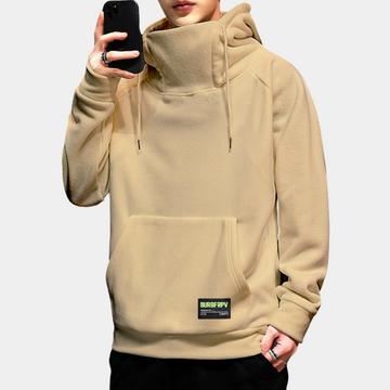 Men's oversized pullover hooded sweatshirt