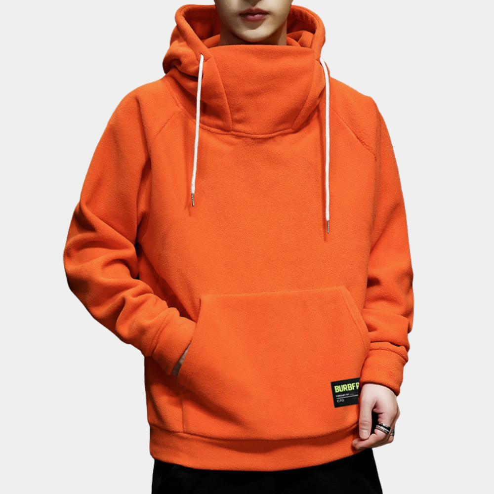 Men's oversized pullover hooded sweatshirt