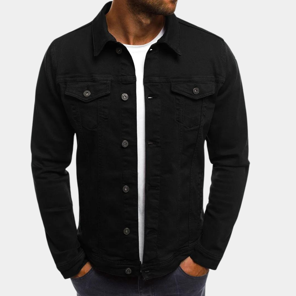 Men’s slim denim fashionable style jacket