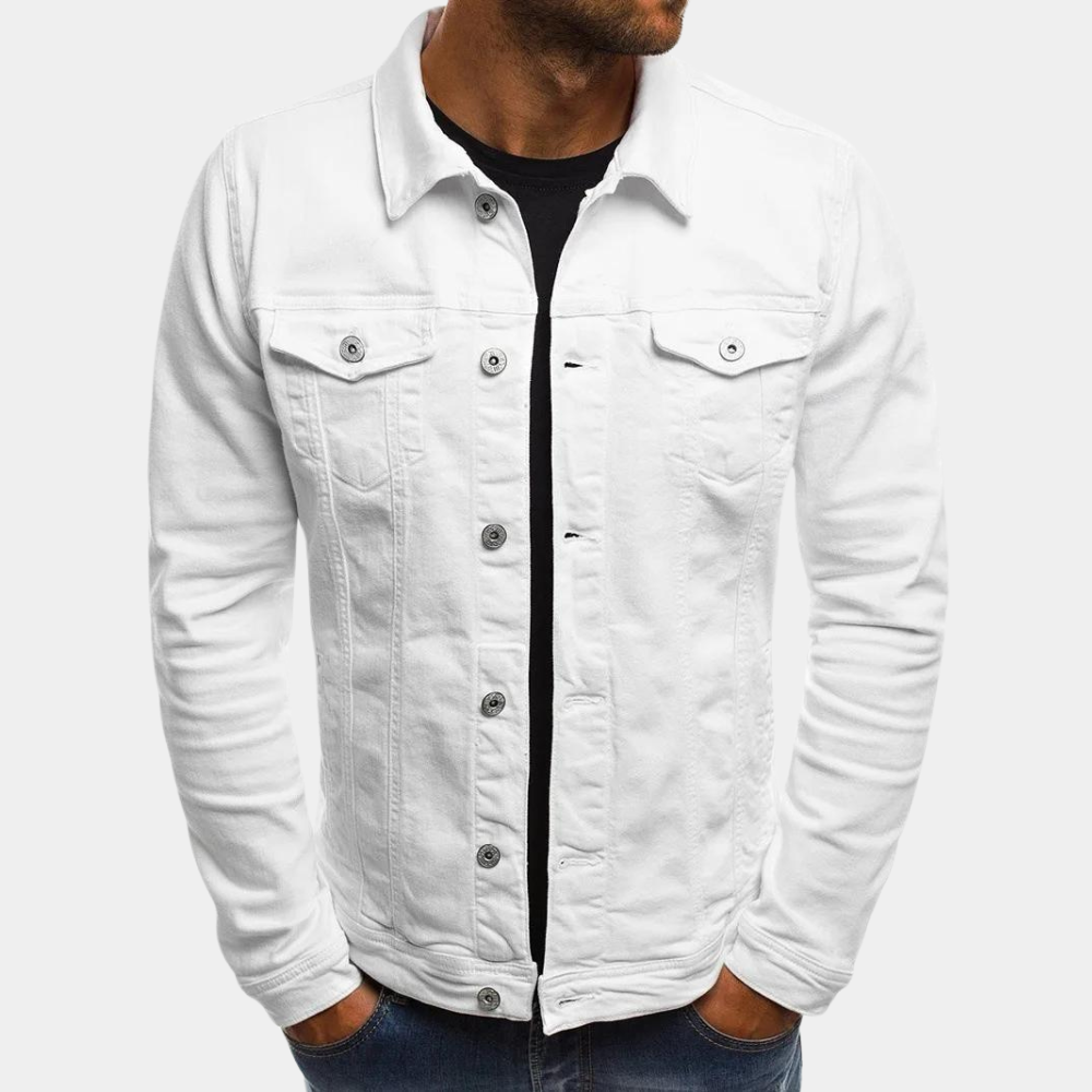 Men’s slim denim fashionable style jacket