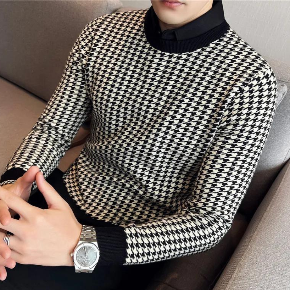 Men's casual knitwear slim fit sweater