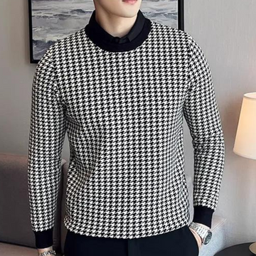 Men's casual knitwear slim fit sweater