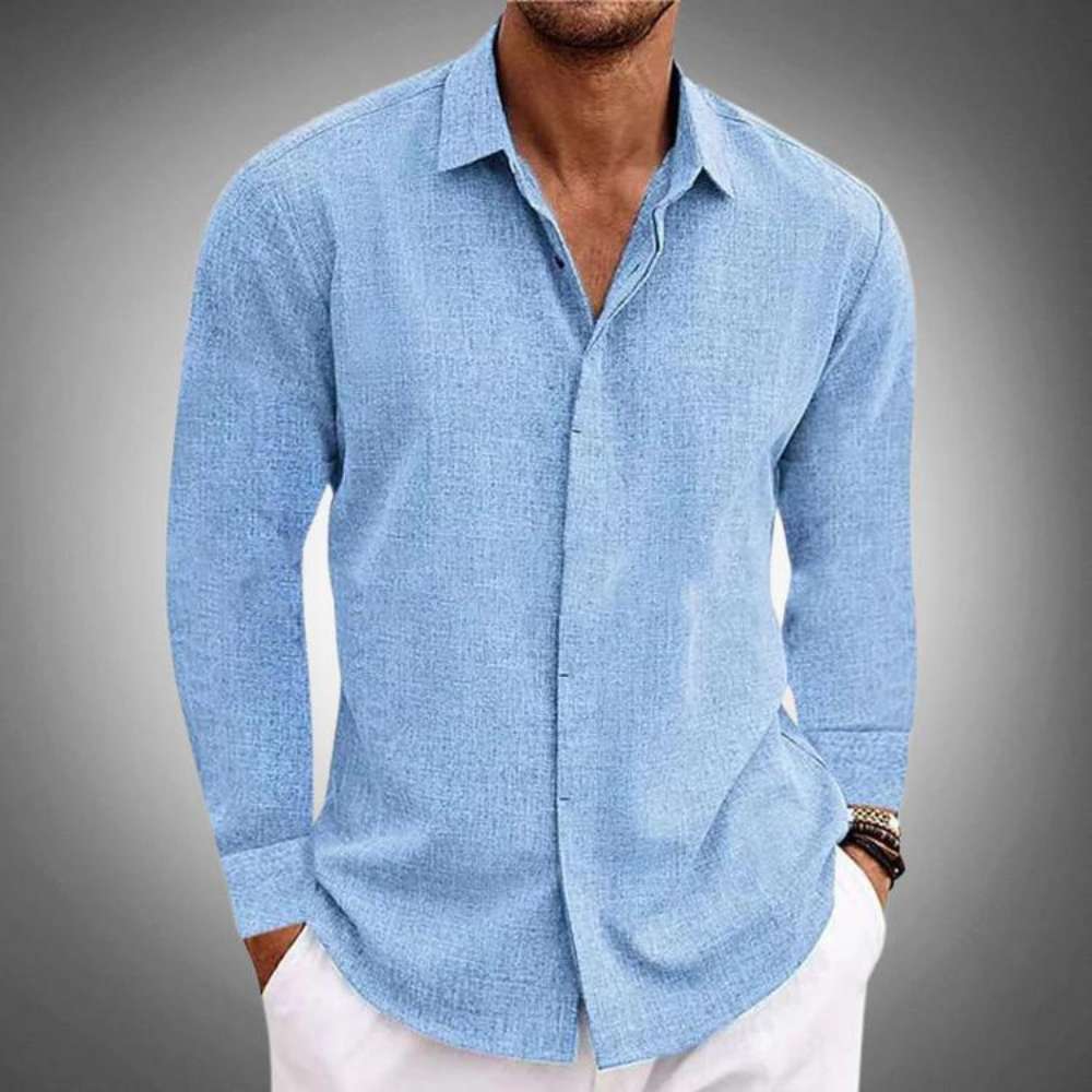 Men's short-sleeved retro cardigan t-shirt