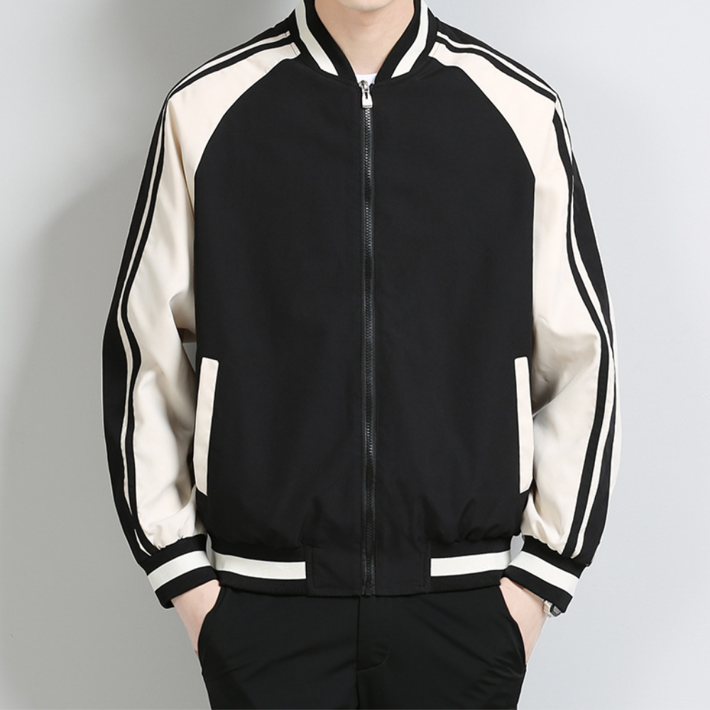 Fashionable youth trend bomber jacket for men