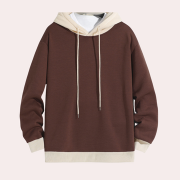 Men's hooded elegant casual long sleeve sweatshirt