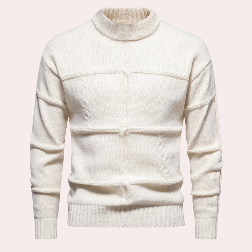 Sleek and modern men's pullover sweater