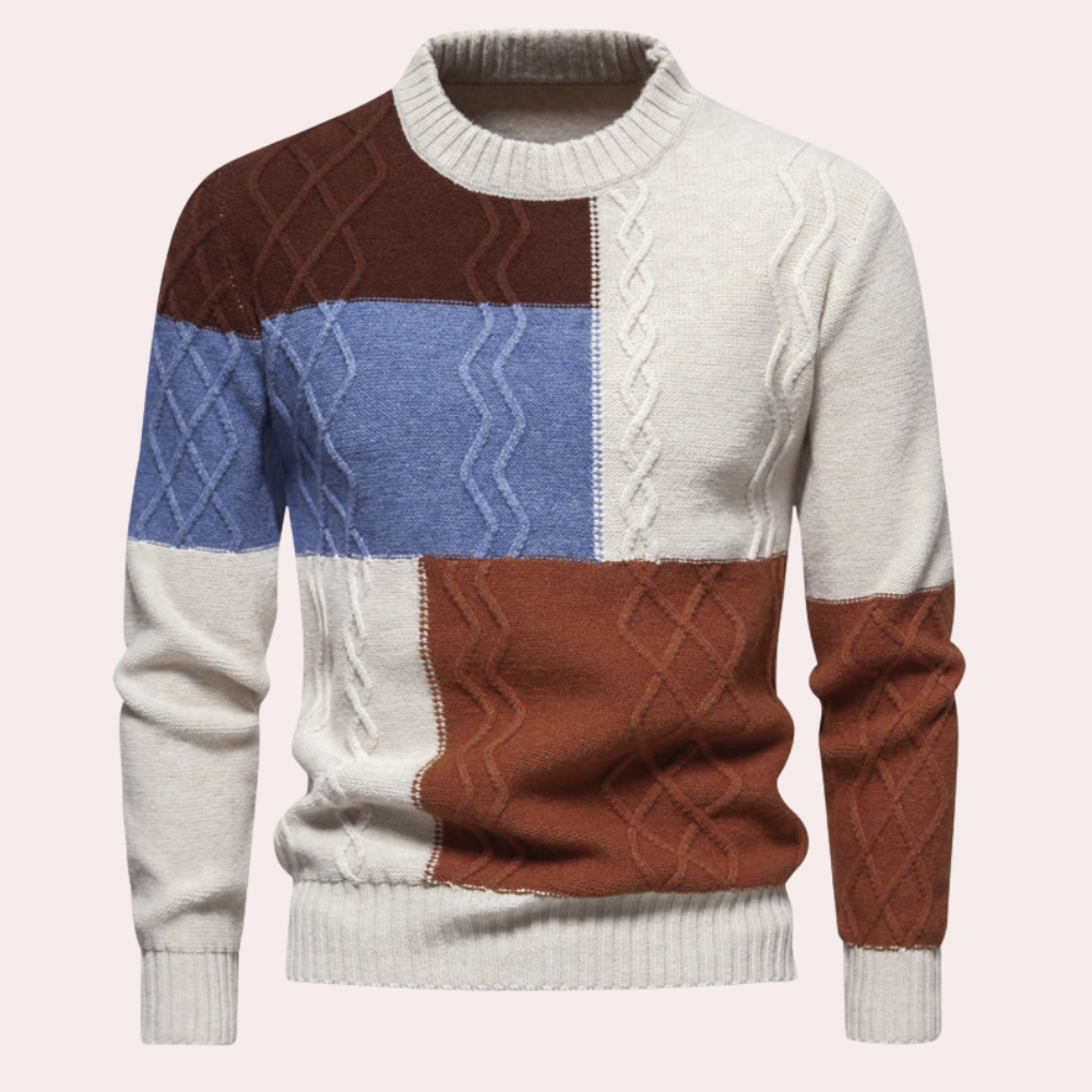 Men's casual crewneck sweater