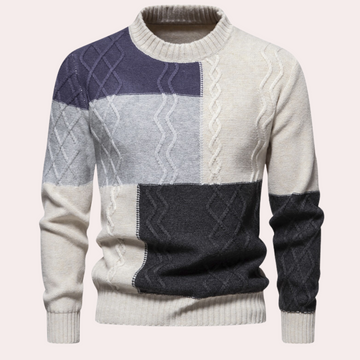 Men's casual crewneck sweater