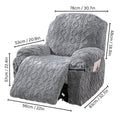 Plush Jacquard Stretch Fit Recliner Slipcover